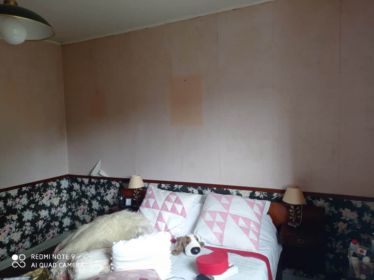 renovation chambre revetement muraux decoratifs ergue gaberic 1 - Rénovation chambre revêtement muraux décoratifs Ergué-Gabéric