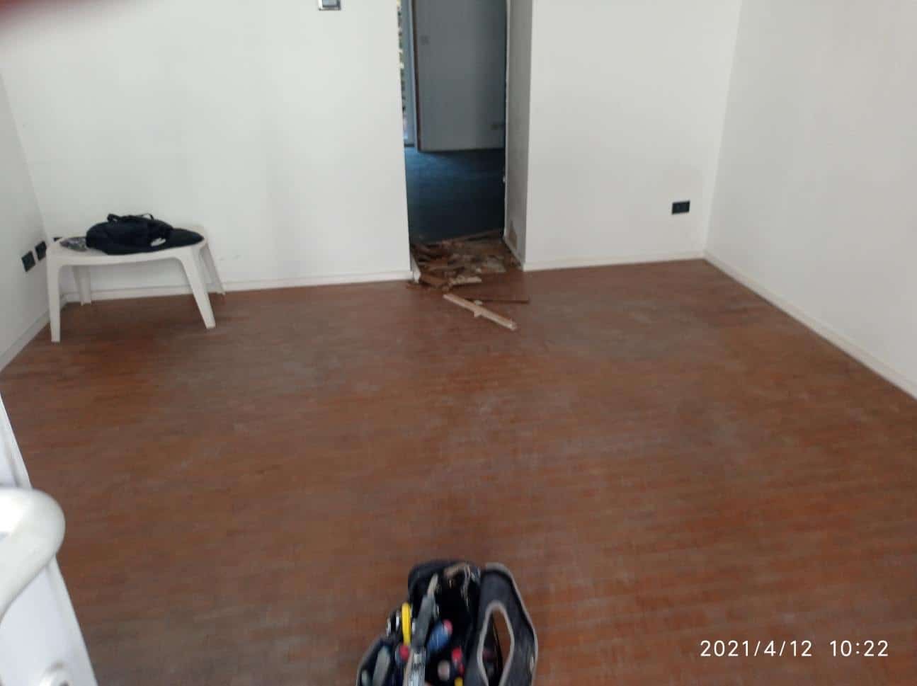 renovation sol et peinture suite degat des eaux quimper 1 - Rénovation sol et peinture suite dégât des eaux quimper