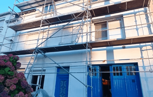 Ravalement entretien, façade toiture, Quimper Finistère